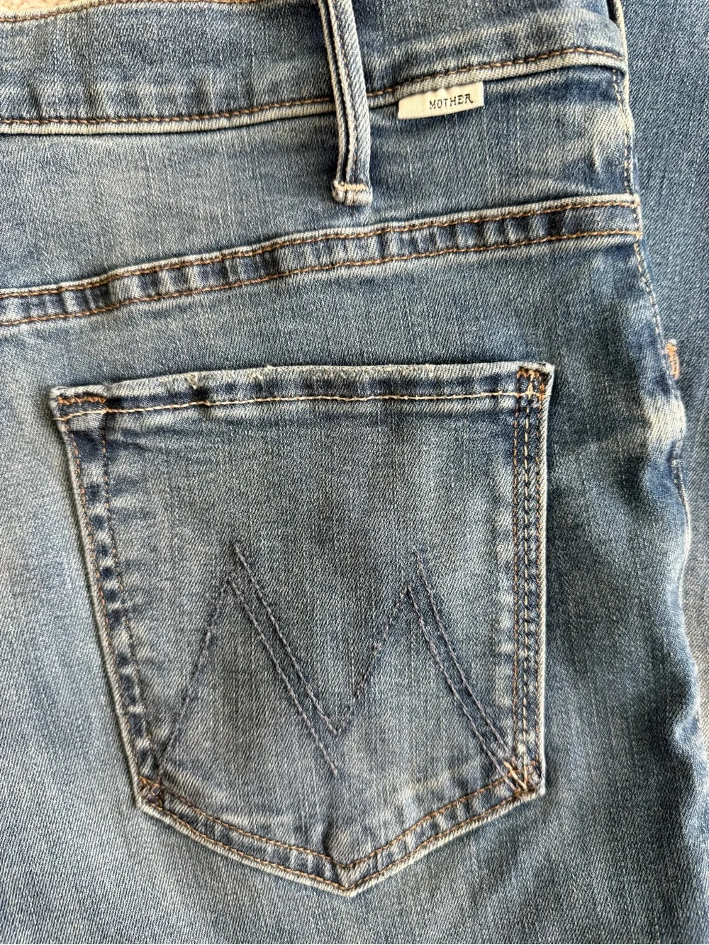 NWT Size 31 Mother Denim The Hustler Ankle Fray Jeans in Healing Jar - Picture 9 of 12